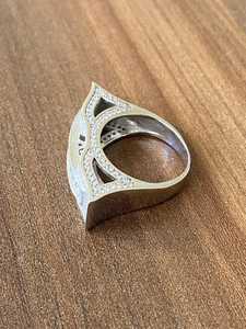 Creative <b>Craft</b> Moissanite Baguette Cut Diamond Vintage <b>Ring</b> Original 925 Silver Fine Classic Style Gift For Birthdays party - Product Image 2