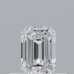 Diamante suelto EMERALD 0,37 quilates VVS2 VG Calidad 4,84-3,46-2,28 Certificado Millesimal IGI Profundidad 73 - Product Image 1