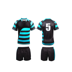 Custom <b>Preppy</b> Fashion Stripped High Quality Custom Men's Rugby Jersey <b>Top</b> Selling OEM Football Sportswear Breathable Sublimation - Product Image 4