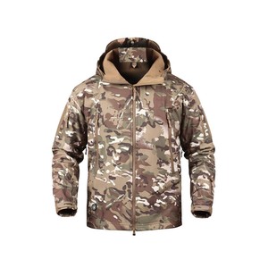Camo Flag Print Inner Polyester Mesh Hot Sale Winter Vintage Windbreaker Windproof Jacket - Product Image 5