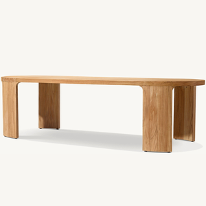 โต๊ะยาวลดราคาพิเศษ สไตล์โมเดิร์น ขนาดปรับแต่งได้ สำหรับร้านอาหารกลางแจ้ง ทนทานและไม่แตกหักง่าย - Product Image 1