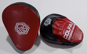 Colfax Sports Wears Boxing <b>Focus</b> Mitts PU Leather Cowhide Custom Color Durable Training Equipment Muay Thai Curved <b>Pad</b> <b>Focus</b> <b>Pad</b> - Product Image 3