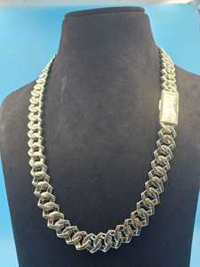 Cuban Link Chain <b>Necklace</b> 925 Silver Moissanite Diamond Iced Out Hip Hop Chain Unisex Luxury Bling <b>Statement</b> Jewelry - Product Image 6