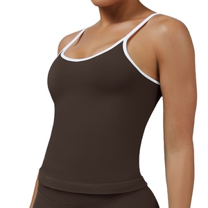 Débardeurs de sport sans couture pour femmes, respirants, pour la course et la gym, séchage rapide, en coton, vente en gros, OEM personnalisé 2026 - Product Image 3