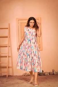 Vestidos Largos Casuales Elegantes de Corte Recto, el Mejor Diseño, Vestido Largo para Mujer, Nueva Llegada, Vestido Sexy sin Mangas con Cuello en V, Estilo Polinesio - Product Image 6