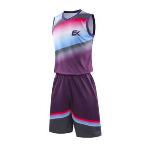 Conjunto de Uniforme de Baloncesto Sublimado Personalizado, Camiseta sin Mangas con Pantalones Cortos, Absorbe la Humedad, Corte Regular, para Todas las Temporadas, Ropa Deportiva para Adultos - Product Image 1