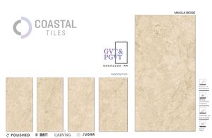Carreaux en porcelaine de qualité supérieure 600x1200mm, épaisseur 9MM, design moderne, qualité brique réfractaire AAA, antidérapants, brillants, pour murs intérieurs de villa - Product Image 2