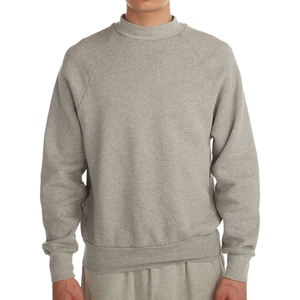 Sudadera color camel con cuello alto raglán, mangas largas en contraste, frente liso y puños y dobladillos acanalados, logotipo personalizado - Product Image 4