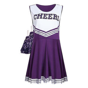 Nouvelle Collection 2026 – Uniformes de Cheerleading Personnalisés pour Adultes et Filles, Vente en Gros avec Impression par Sublimation Professionnelle, 100% Polyester, Style Jupe - Product Image 5