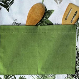 ผ้ากันเปื้อนครัวพิมพ์ลายตามสั่ง ผ้ากันเปื้อนเชฟผ้าฝ้ายกันน้ำ ผ้ากันเปื้อนทำอาหารแบบปรับได้พร้อมกระเป๋า - Product Image 4