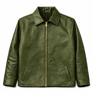 <b>Mens</b> <b>Leather</b> <b>Jacket</b> Warm Winter Coat Premium Quality Streetwear Outerwear OEM Wholesale Stand Collar Front Logo - Product Image 4