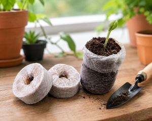 100% Natural Coco <b>Peat</b> Jiffy Pellets for Seed Starting Biodegradable Coir Seedling Growing Media - Product Image 2