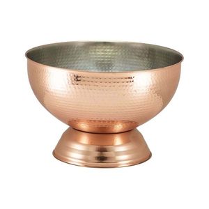 Elegant Handmade Pure Copper <b>Ice</b> <b>Bucket</b> with Hammered Texture for Luxury Hotel Bar and Wedding <b>Table</b> Decoration - Product Image 2