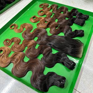 Calidad superior 100% cabello humano vietnamita doble dibujado diferentes colores cinta para cutículas Ins extensiones de cabello crudo cuerpo ondulado - Product Image 6