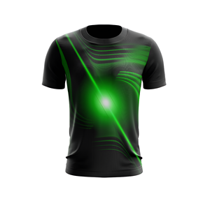 เสื้อยืดซับลิเมชั่นสีสันสดใส แห้งเร็ว ผลิตจากโพลีเอสเตอร์ 100% รองรับโลโก้ OEM สำหรับออกกำลังกาย ยิม กีฬาทีม - Product Image 3