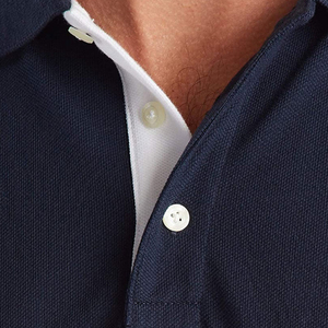 Polo de Alta Calidad 100% Algodón Piqué, Manga Corta, Bloques de Color, Corte Regular, Cuello con Ribete - Product Image 4
