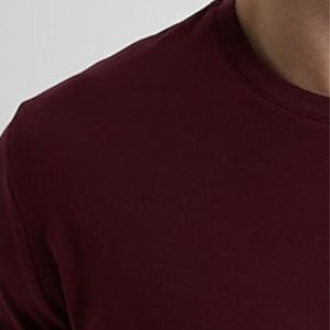 T-shirt décontracté tricoté sur mesure pour homme – Mélange 100 % coton/polyester, coupe classique, fabricant OEM/ODM, séchage rapide, écologique - Product Image 3
