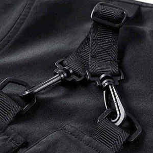 Mens Urban <b>Techwear</b> Tactical <b>Jacket</b> Multi-Pocket Windbreaker Streetwear Cargo Coat - Product Image 5