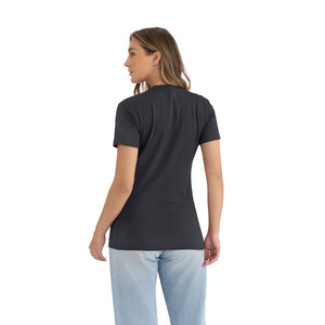 For Level Apparel 100% Cotton Eco-Friendly Soft Casual <b>Ring</b>-Spun Front Logo Tee - Product Image 5