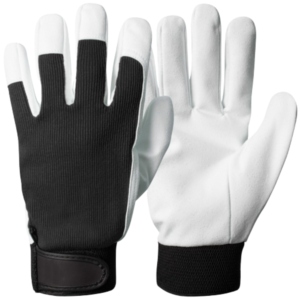 Premium Quality Goat Grain Leather <b>Driver</b> Working <b>Gloves</b> Heavy Duty Hand Protection Adjustable Wristband General Purpose - Product Image 6