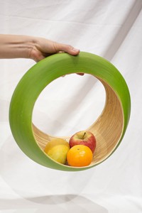 ชามไม้ไผ่แบบมีห่วงพร้อมที่จับตะกร้าผลไม้แฮนด์เมดจากเวียดนาม - Product Image 6