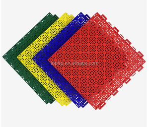 Outdoor <b>Plastic</b> Polypropylene PP Interlock Futsal Football Court Sports Flooring Field <b>Carpet</b> Pitch Mats Anti-Slip Vinyl <b>Cover</b> - Product Image 2