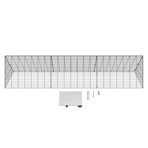 Tunnel per Polli Portatile 118,1 X 28 X 24,2 Pollici per Giardino, Facile Installazione con Capacità Personalizzabile - Product Image 1
