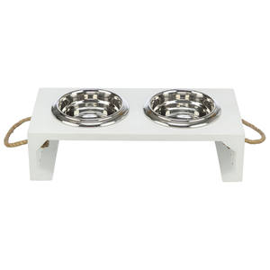 Nordic White Be <b>Bowl</b> Set Premium <b>Pet</b> <b>Bowls</b> & <b>Feeders</b> - Product Image 1