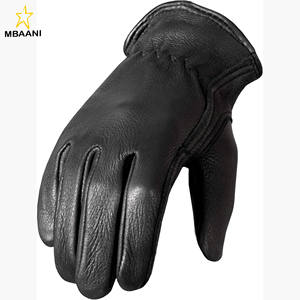 Gants de conduite classiques en cuir de daim non doublés Hot Leathers - Product Image 1