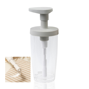 DOLCE Modern Plastic Wide Mouth <b>Refillable</b> Manual Single Hole Multi-Function <b>Soap</b> Dispenser Shampoo Conditioner Body Household - Product Image 1