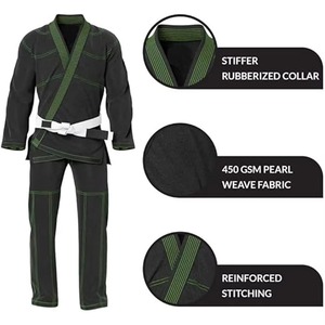 Uniforme de Jiu Jitsu Brasileño BJJ Unisex, Poliéster/Algodón, Secado Rápido, Transpirable, Ligero, 280g, Alta Calidad, Gran Venta - Product Image 3