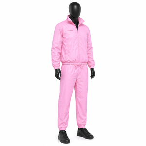 Chándal Deportivo de Invierno para Hombre, Color Rosa, Poliéster No Tejido, Transpirable, Cuello Alto, Alta Calidad - Product Image 2