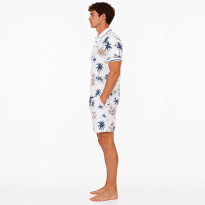 Conjunto de Camiseta Polo y Pantalones Cortos de Verano para Hombre, Personalizado, Transpirable, de Algodón, Informal, de 2 Piezas, Ropa Deportiva a Juego - Product Image 4