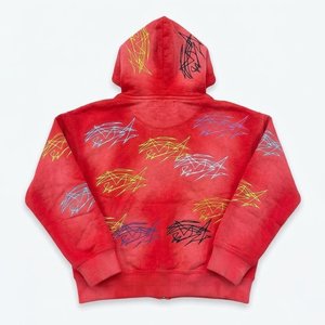 High Selling Custom Logo Men's Fashion Hoodie Shorts <b>Set</b> Luxury Streetwear Casual Apparel Summer Matching Outfit Vintage Men <b>Set</b> - Product Image 3