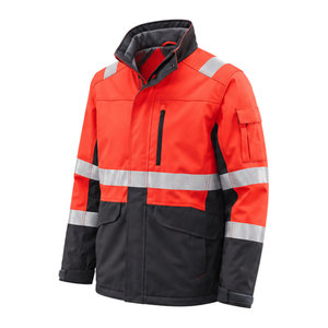 Utility <b>Working</b> Jacket Durable Reflective Safety Outerwear <b>Waterproof</b> Heavy Duty Workwear For Warehouse And Outdoor Use - Product Image 4