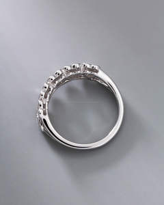 IGI/GIA Lab Grown Cut Diamond Vintage 14K Anillo de boda/compromiso amarillo Unisex Oro blanco fino para fiesta de aniversario-Worthy - Product Image 2