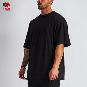 Ryan Pro Gear T-shirts personnalisés pour hommes Tissu respirant et confortable avec broderie de logo personnalisée - Product Image 6