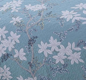 Offre Spéciale – Parure de lit matelassée vintage imprimée toutes saisons, garnissage 100 % polyester et coton, couvre-lit floral - Product Image 5