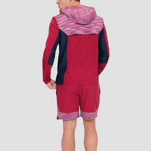 Stylish Winter Windbreaker Hooded <b>Short</b> Set Breathable Lightweight Fabric Perfect for Men's Outdoor Adventures Casual Outfits - Product Image 2