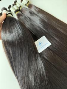 ผมแท้สองชั้นสำหรับต่อผมมนุษย์แบบไม่หลุดร่วงไม่พันกัน - Product Image 5