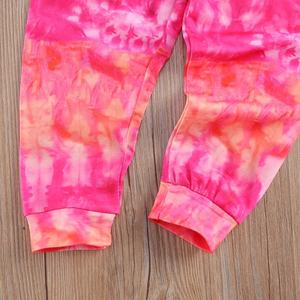 Conjunto de chándal personalizado Tie Dye para niños, nuevo diseño de sublimación, traje personalizado de 2 uds para niños - Product Image 2