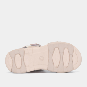 รองเท้าแตะแบบสวม สายรัดยางยืด ปิดด้วยตะขอและห่วง สีชมพู สีน้ำตาล พื้นรองเท้ากันลื่นทำจากยาง ด้านบนทำจากไนลอน - Product Image 2