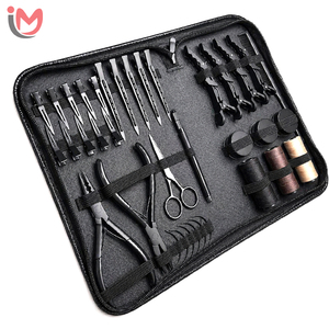 Pinzas Profesionales de Acero Inoxidable para Extensiones de Cabello, Herramienta de Anillo Micro de 2 Orificios, Plateadas, Duraderas, para Salón, OEM, Venta al por Mayor, IMANS - Product Image 1