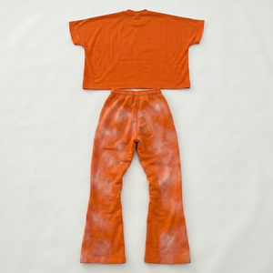 New Hot Selling Breathable Lightweight Eco-Friendly Summer Casual Streetwear Custom Printed Solid 100% Cotton T-shirt Trouser - Product Image 3