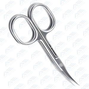 Tijeras para uñas de dedos y dedos de los pies, punta de flecha curva súper afilada de 3,5 pulgadas, tijeras de manicura y cutícula de acero inoxidable para precisión - Product Image 4