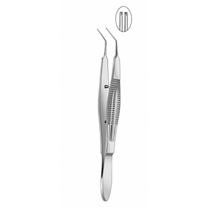 Pinzas para Córnea Hoffer-McPherson Extra Delicadas de 11 mm, Instrumento para Manipulación de Tejido Corneal - Product Image 6