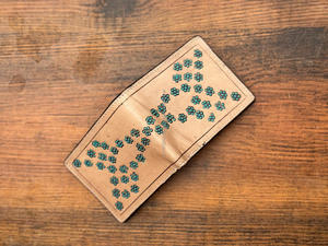 Arrivée à la main usiné portefeuille en cuir nouvelle tendance hommes longue fermeture éclair portefeuilles Offre Spéciale mode Tan couleur porte-monnaie cadeau pour lui - Product Image 6