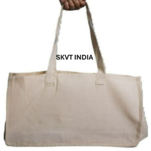 Eco-Friendly Organic Cotton Recyclable Tote Bag Hand Length Handle Reusable for Grocery Shopping Customizable Silk Screen - Product Image 2