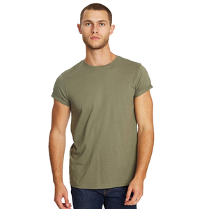 T-shirt en coton respirant pour homme, manches courtes, décontracté, pour les voyages en plein air et la mode de tous les jours - Product Image 1