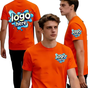 New Arrival High Quality 100% Polyester Jersey Knitted Eco-Friendly Breathable Quick Dry O-Neck Regular Fit Short Sleeve Men's - Product Image 1